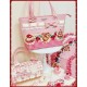 Mademoiselle Pearl Strawberry Tote Bag(Reservation/4 Colours/Full Payment Without Shipping)